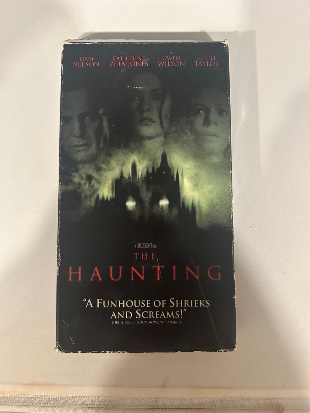 The Haunting VHS Movie Box - Green and Black Horror Art